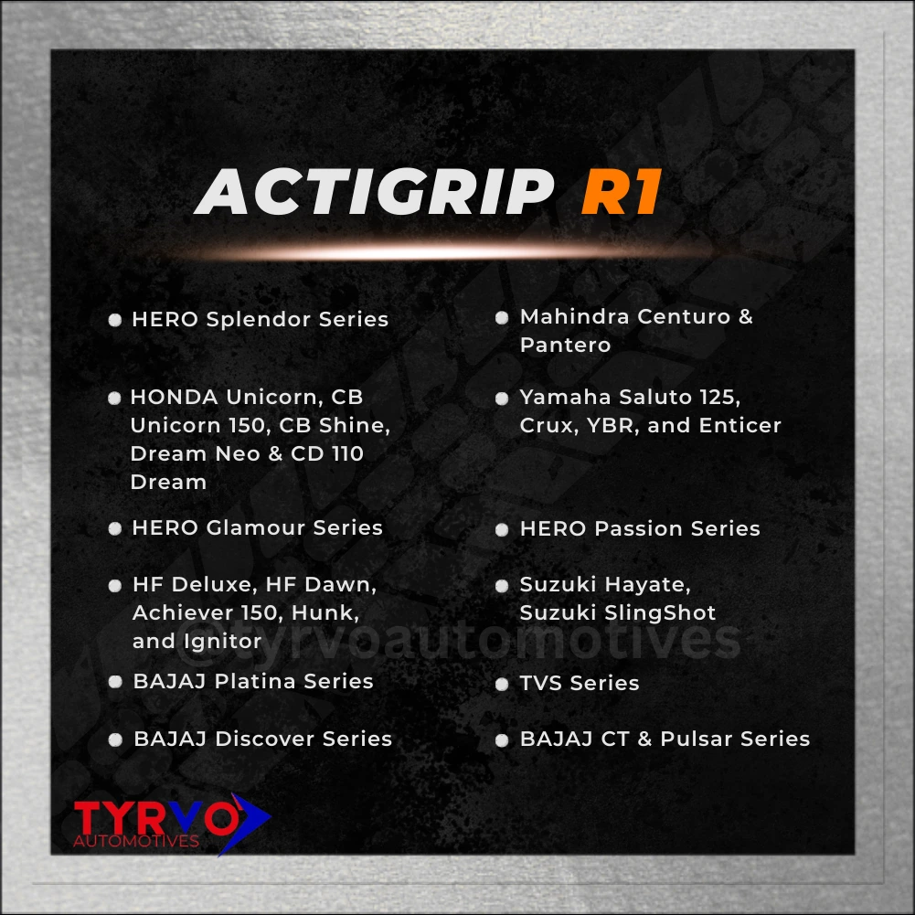 Actigrip R1 compatible motorcycles